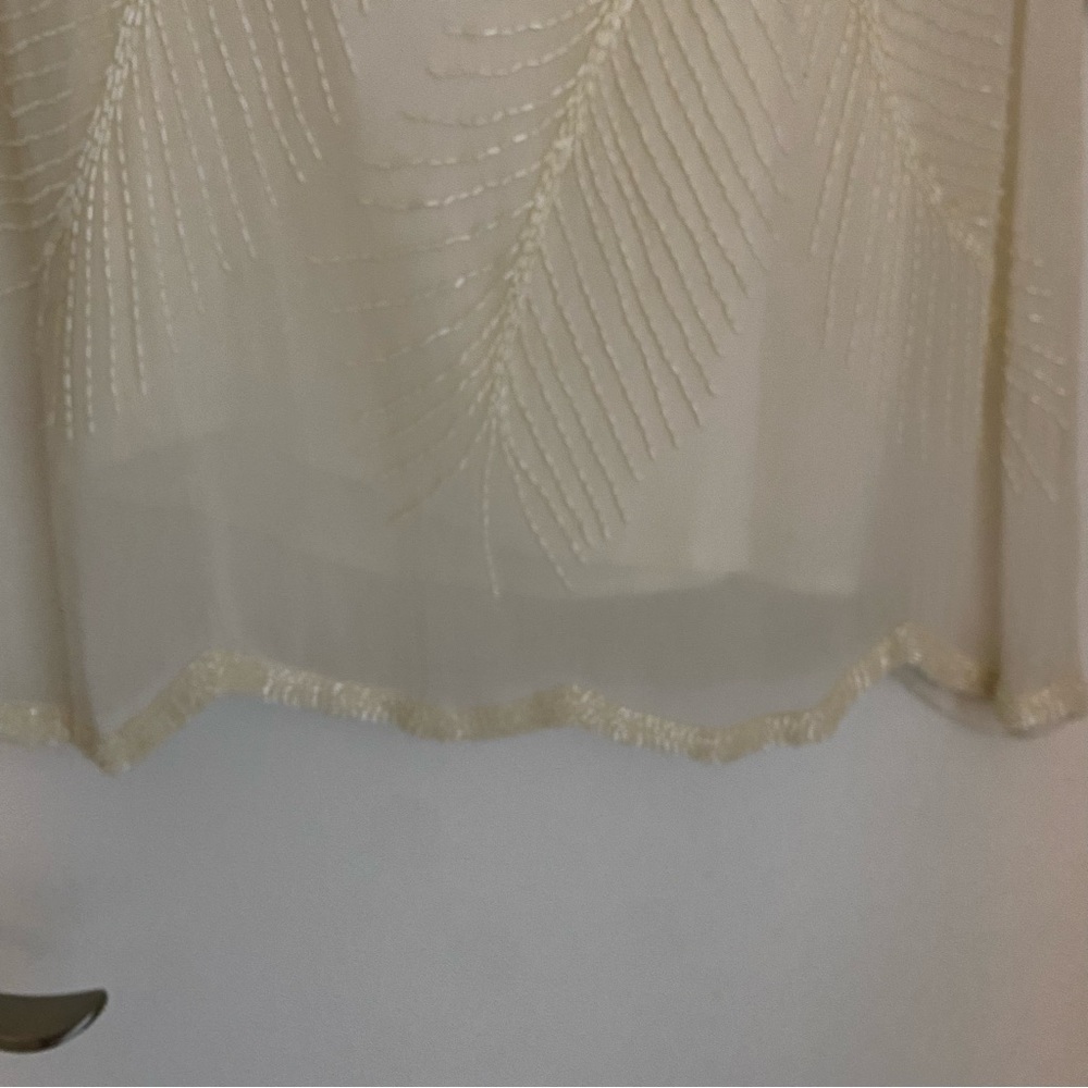 RORY BECA Haldi White - Ivory Beaded Dress - Size Small - NEW WITH TAGS NWT - Picture 8 of 8